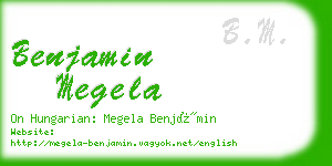 benjamin megela business card